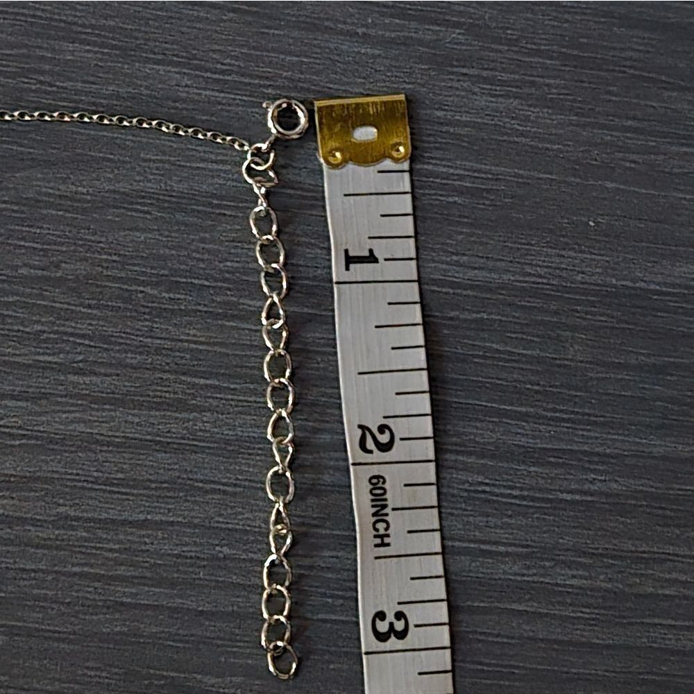 "5/$40" Silvertone Rhinestone Seahorse Pendant Adjustable Chain Necklace 17-20" - Picture 10 of 10